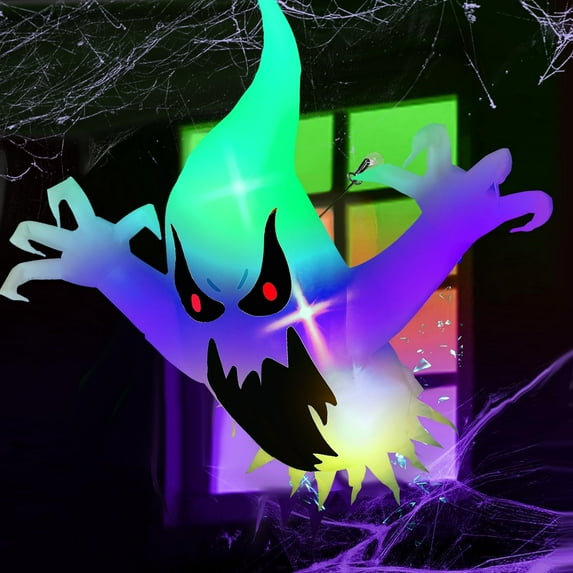 4FT Halloween Inflatables White Ghost