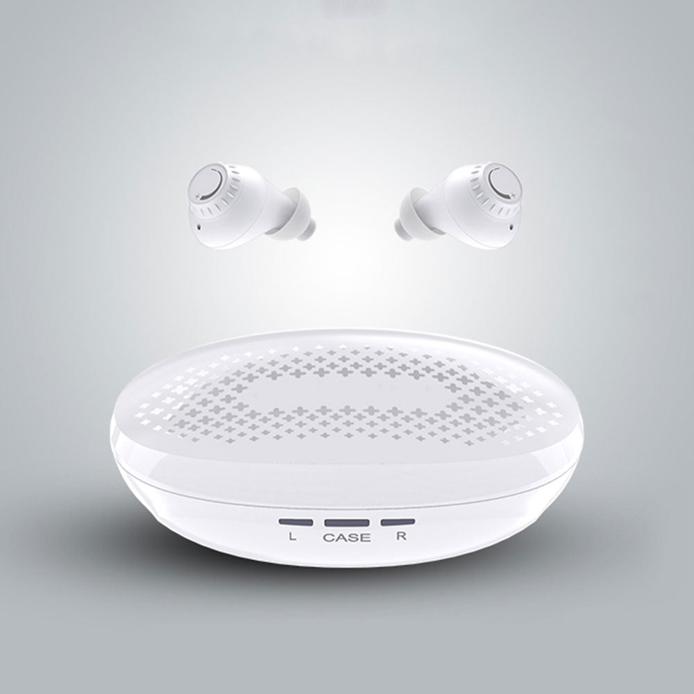 Doosl Hearing Aids for Ears, Light Mini Invisible Hearing Amplifier, Fast Charging, Volume Control, Auto Turn off Charging Box, Rechargeable Hearing Aids with Hearing Loss for Seniors