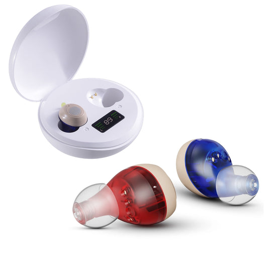 Personal Sound Amplifiers for Ears Rechargeable, Portable Sound Amplifiers Devices for Seniors, J6