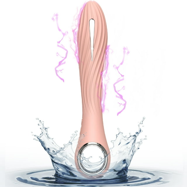 Vibrator for Women, Sex Toys G Spot Anal Stimulator with 12 Powerful Vibration 7 Shock Strong Pulse Mode Soft Silicone Waterproof Wand Massager for Couples, Pink