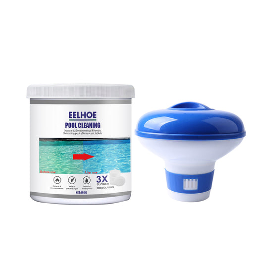 Chlorine Tablets for Pool, Chlorine Floater,Effectively Eliminate Harmful Organisms Clarifier,Swimming Pool Clean Equipment