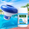 Chlorine Floater, Floating Chlorine Dispenser Clean Swimming Pool (Includes 100G Chlorine Tablets)
